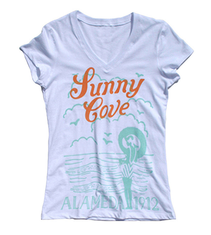 honour brand Women's Sunny Cove V-Neck T-Shirt