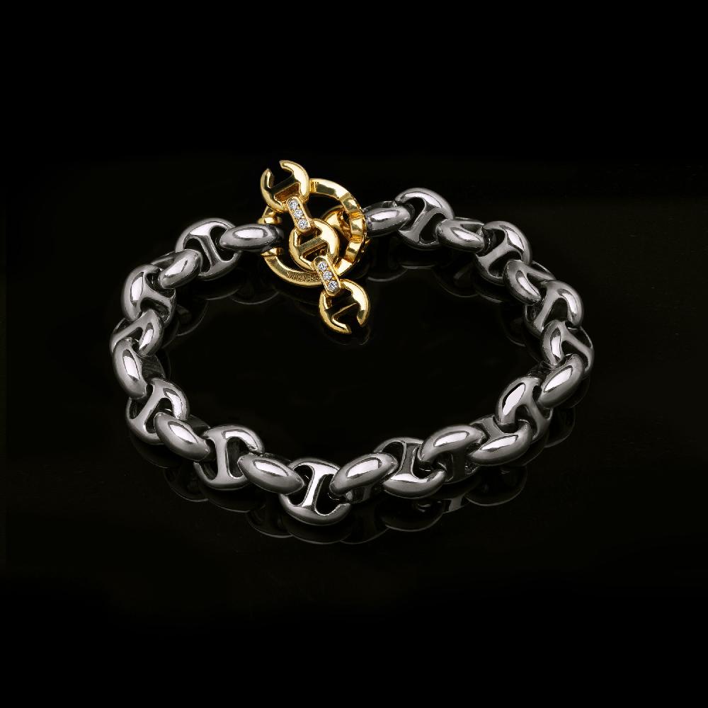 hoorsenbuhs 10MM OPEN-LINK™ BRACELET - STERLING SILVER | 18K