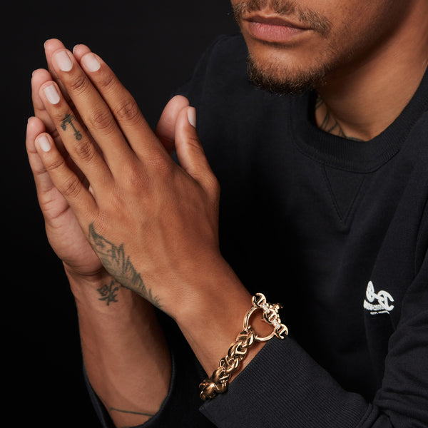 Hoorsenbuhs 15MM OPEN-LINK™ BRACELET - STERLING SILVER | 18K GOLD