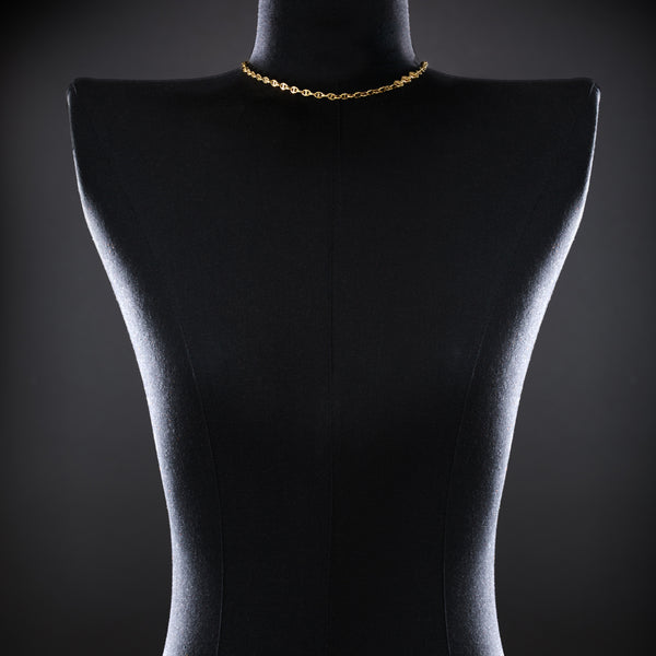 Hoorsenbuhs 3MM OPEN-LINK™ NECKLACE WITH DIAMOND PENDANT - 16"