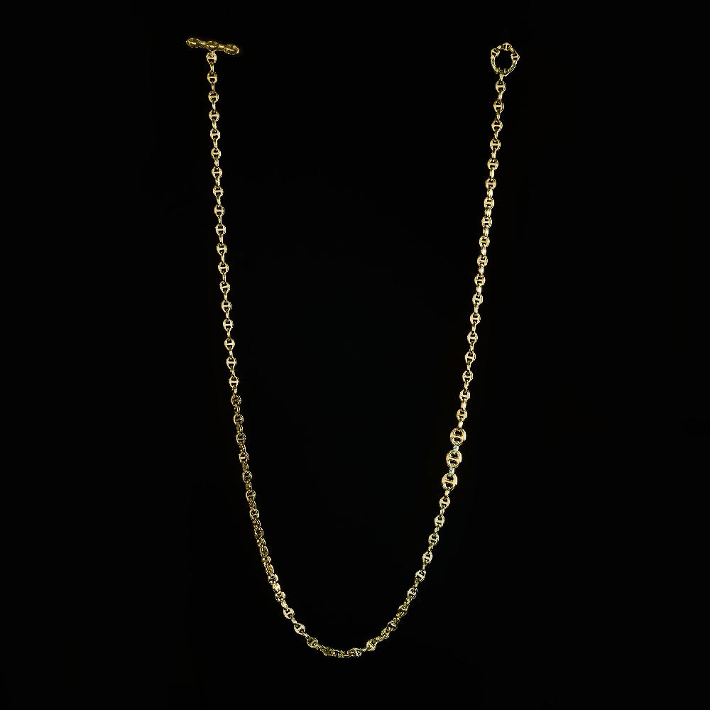 hoorsenbuhs 3MM OPEN-LINK™ NECKLACE WITH DIAMOND PENDANT - 26"