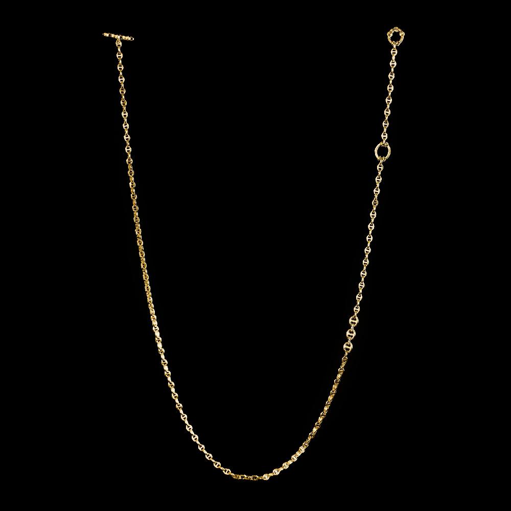 hoorsenbuhs 3MM OPEN-LINK™ NECKLACE WITH DIAMOND PENDANT - 30"