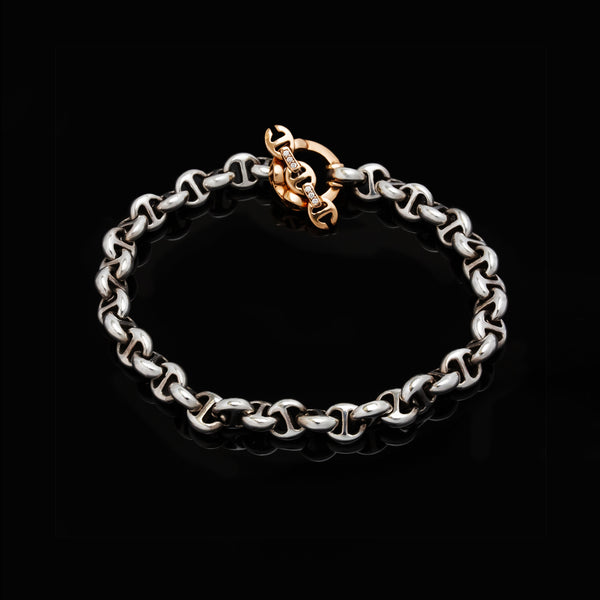 Hoorsenbuhs 5MM OPEN-LINK™ BRACELET - STERLING SILVER | 18K GOLD