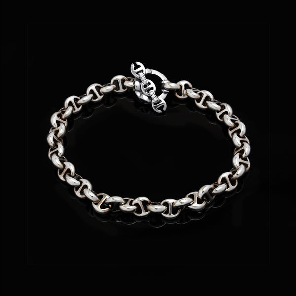 Hoorsenbuhs 5MM OPEN-LINK™ BRACELET - STERLING SILVER | 18K GOLD