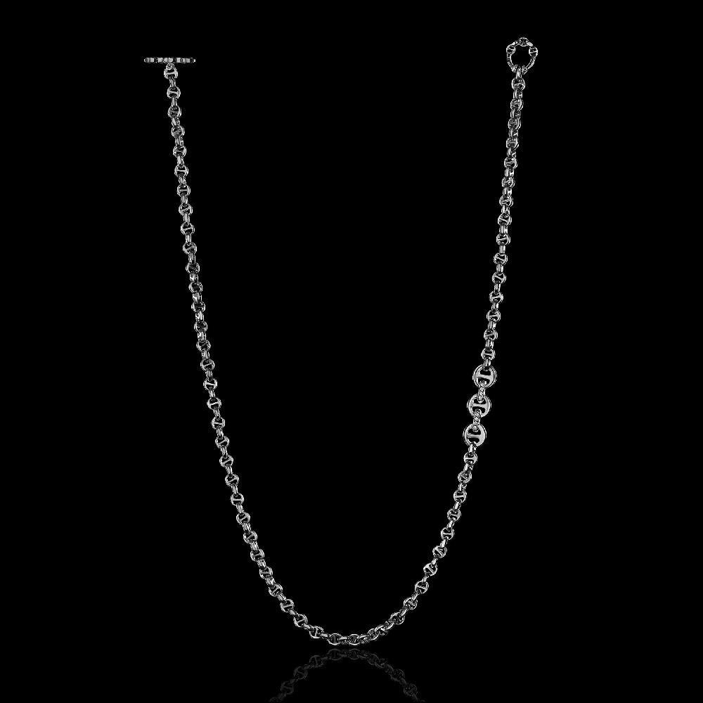 hoorsenbuhs 5MM OPEN-LINK™ NECKLACE WITH DIAMOND PENDANT - 26"