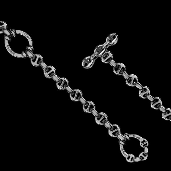Hoorsenbuhs 5MM OPEN-LINK™ NECKLACE WITH DIAMOND PENDANT - 42"