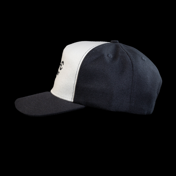 Hoorsenbuhs BLACK AND WHITE PANELED MAKERS MARK TWILL TRUCKER