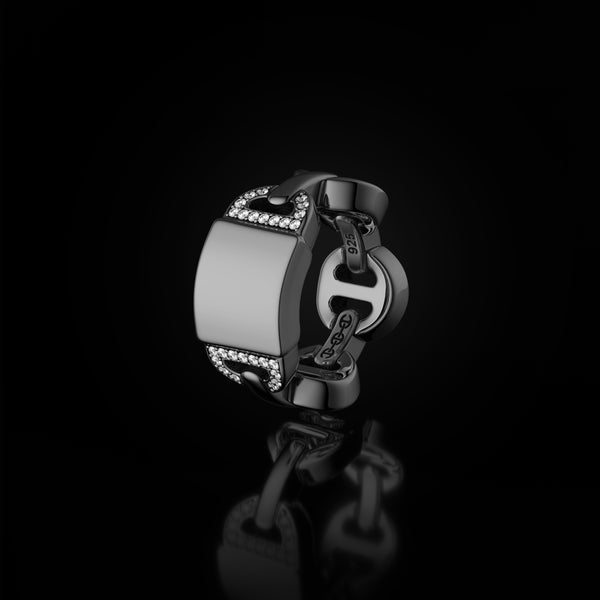 Hoorsenbuhs BRUTE CLASSIC TRI-LINK MONOGRAM WITH DIAMONDS