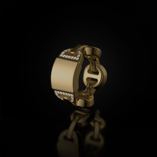 Hoorsenbuhs BRUTE CLASSIC TRI-LINK MONOGRAM WITH DIAMONDS
