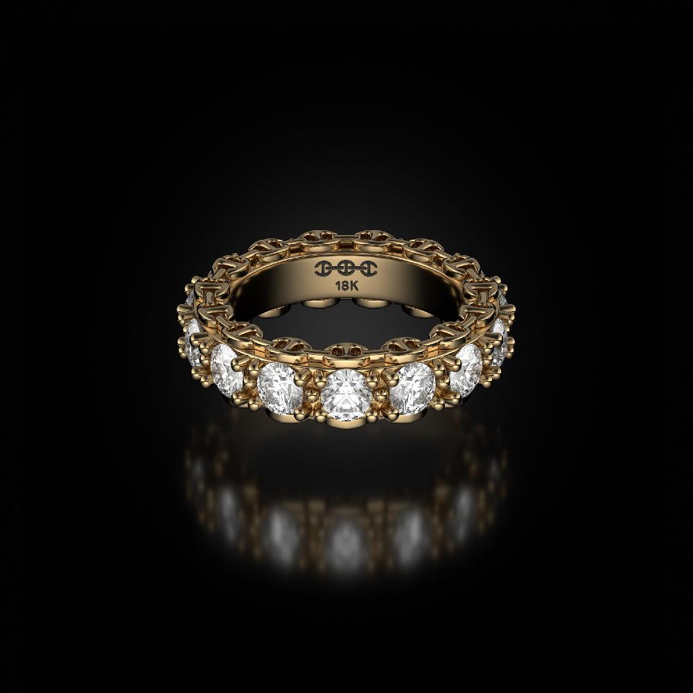 hoorsenbuhs 3.5MM INFINITE I RING | PRONG SETTING