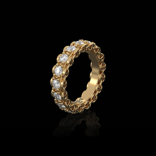 Hoorsenbuhs 3MM INFINITE I RING | PRONG SETTING