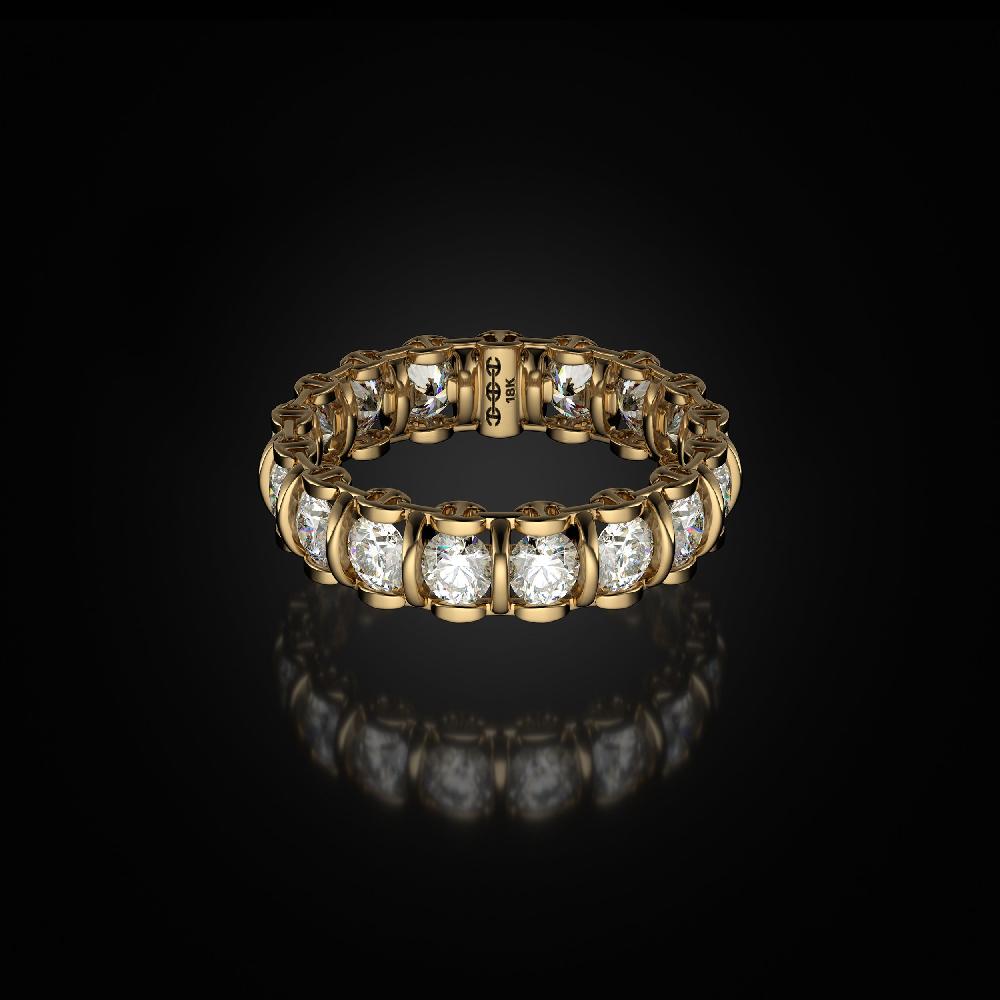 hoorsenbuhs 3MM INFINITE II RING | CHANNEL SETTING