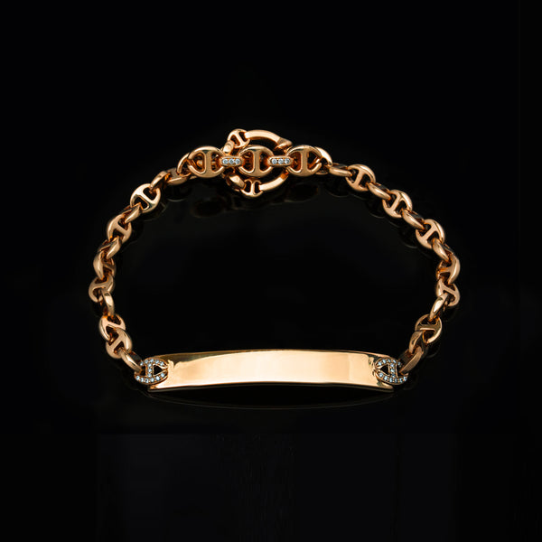 Hoorsenbuhs 3MM OPEN-LINK™ MONOGRAM BRACELET