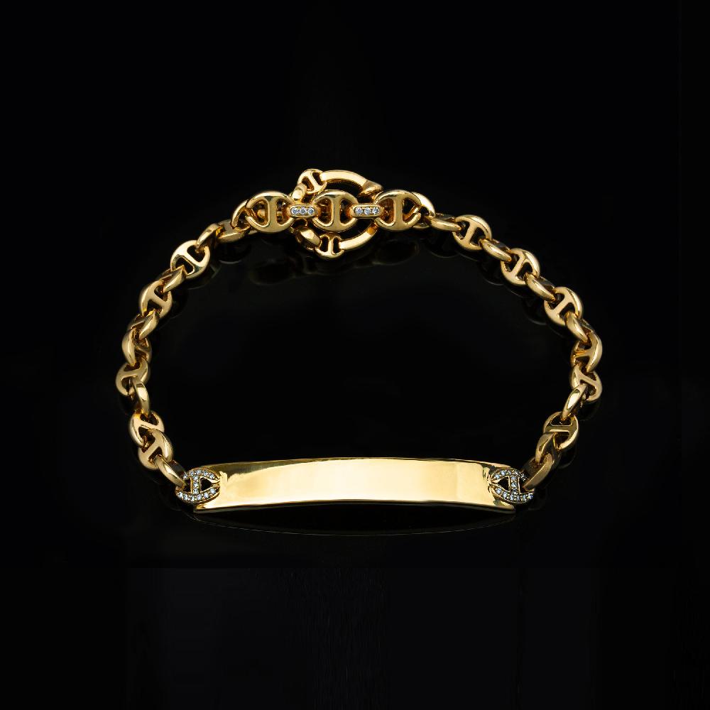 hoorsenbuhs 3MM OPEN-LINK™ MONOGRAM BRACELET