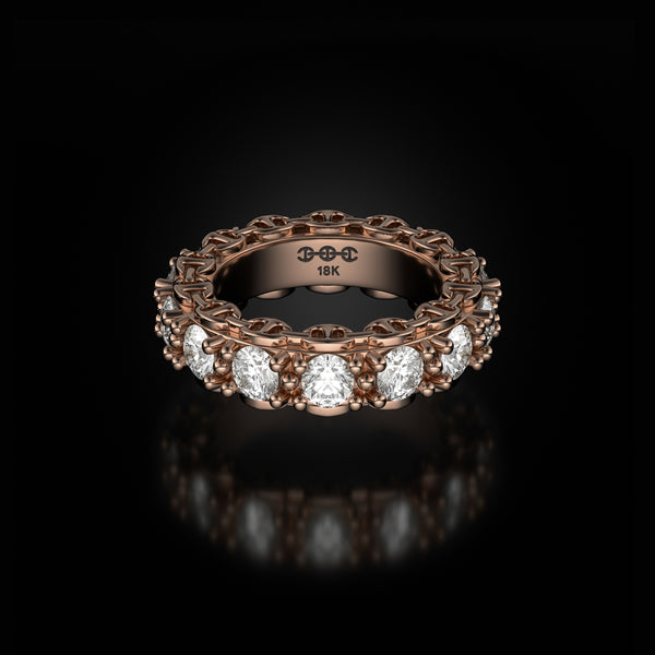 Hoorsenbuhs 4MM INFINITE I RING | PRONG SETTING