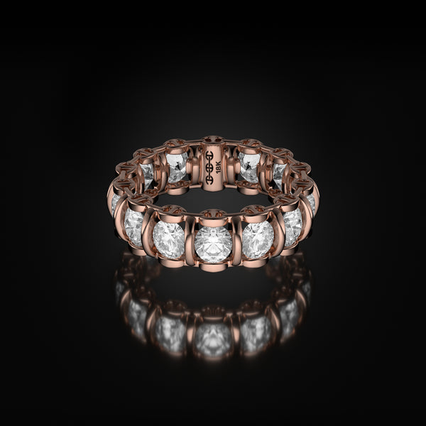 Hoorsenbuhs 4MM INFINITE II RING | CHANNEL SETTING