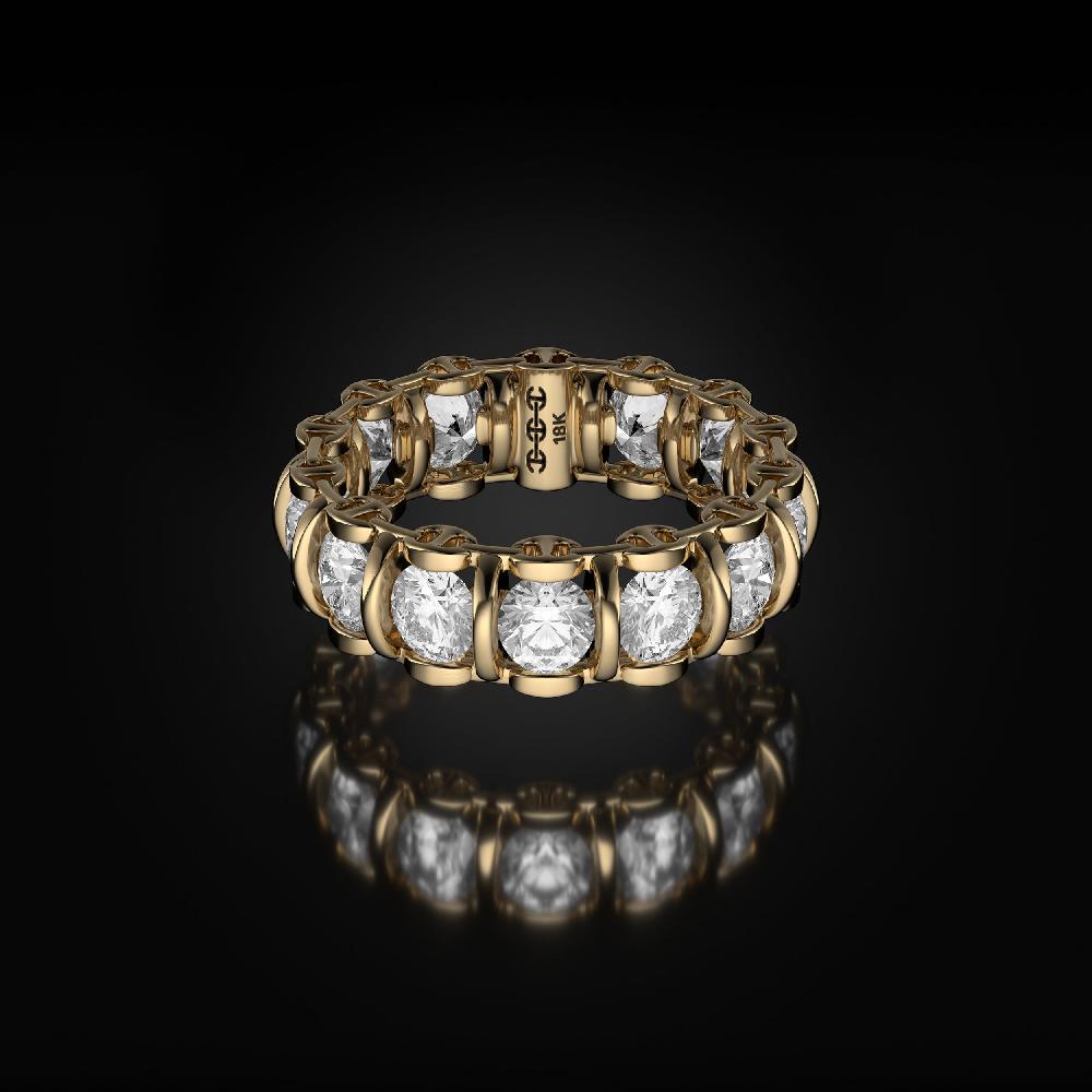 hoorsenbuhs 4MM INFINITE II RING | CHANNEL SETTING