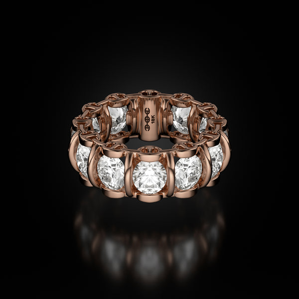 Hoorsenbuhs 5MM INFINITE II RING | CHANNEL SETTING