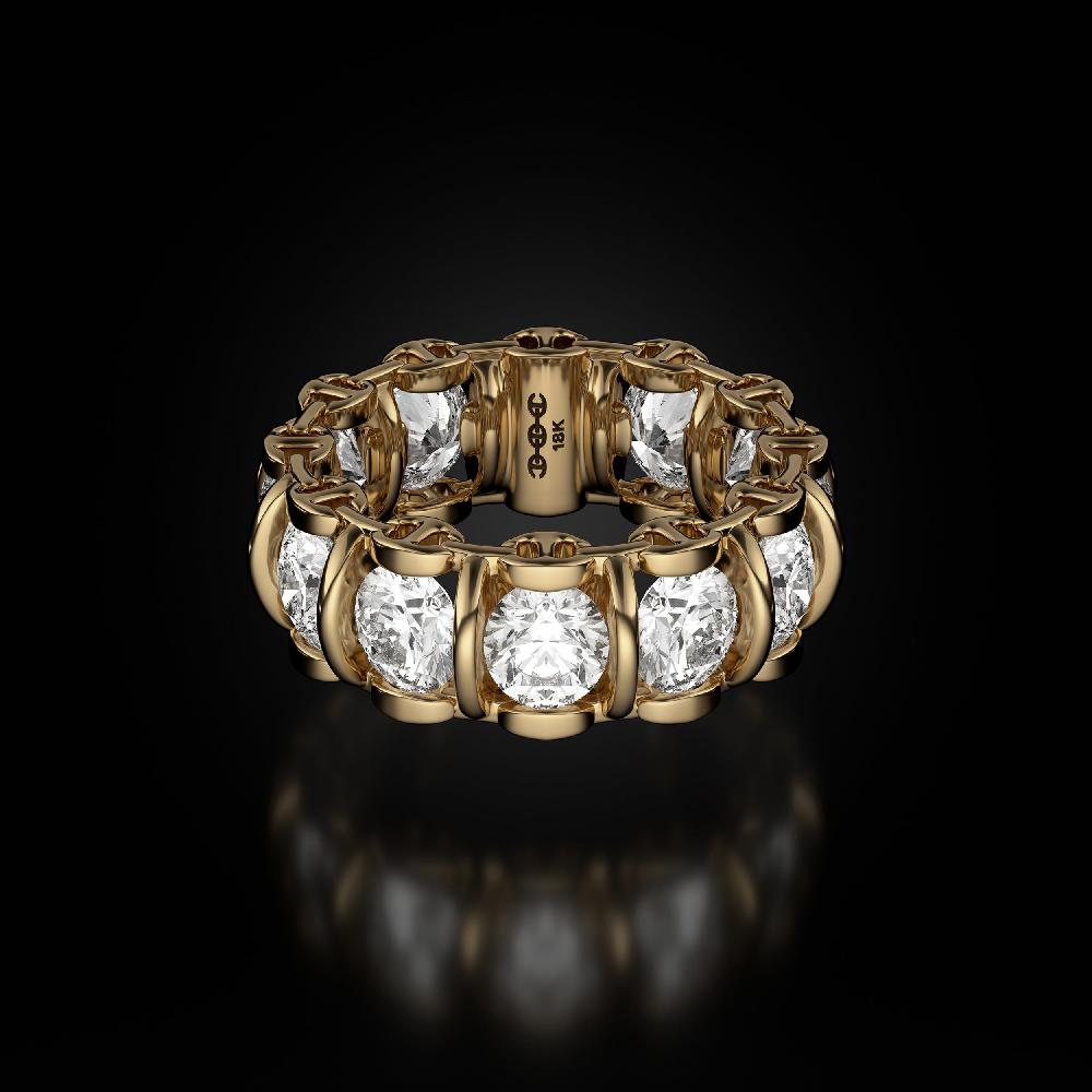 hoorsenbuhs 5MM INFINITE II RING | CHANNEL SETTING