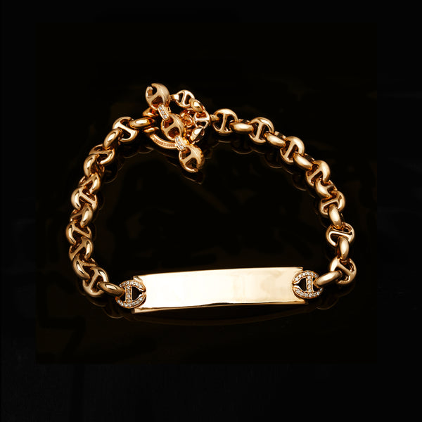 Hoorsenbuhs 5MM OPEN-LINK™ MONOGRAM BRACELET