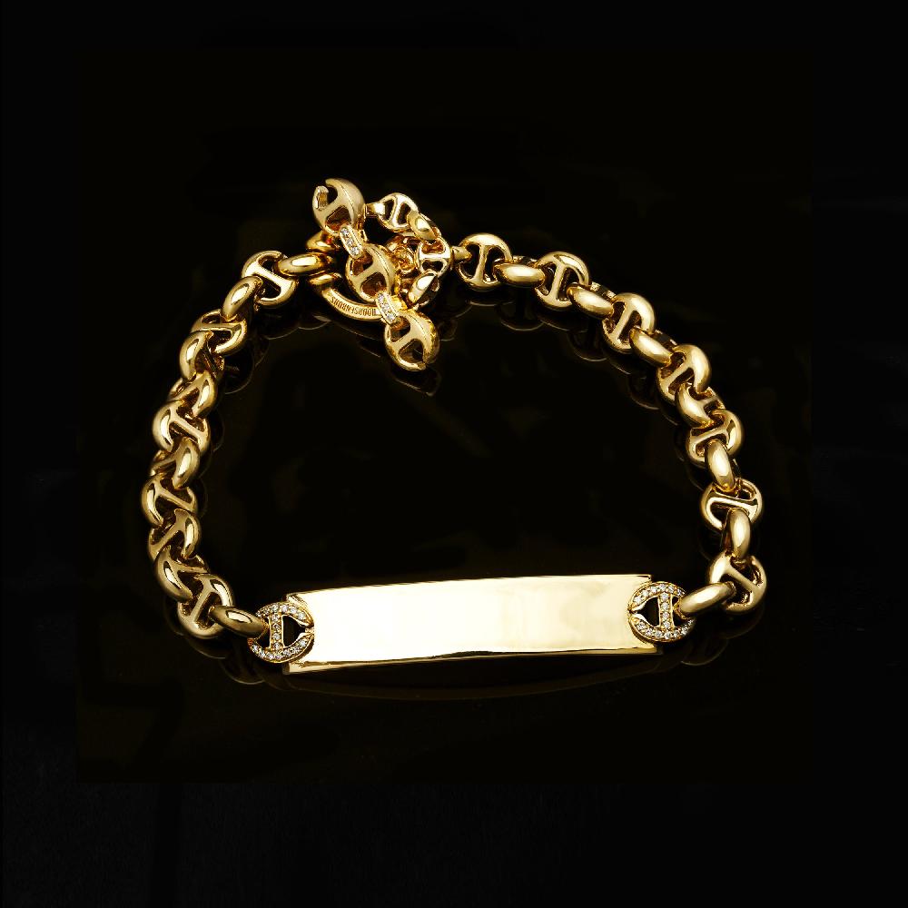 hoorsenbuhs 5MM OPEN-LINK™ MONOGRAM BRACELET