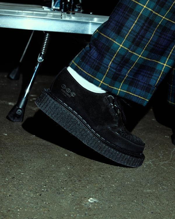 Hoorsenbuhs BLACK SUEDE CREEPER