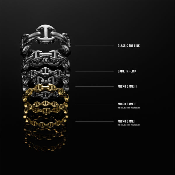 Hoorsenbuhs DAME TRI-LINK WITH DIAMOND BRIDGES