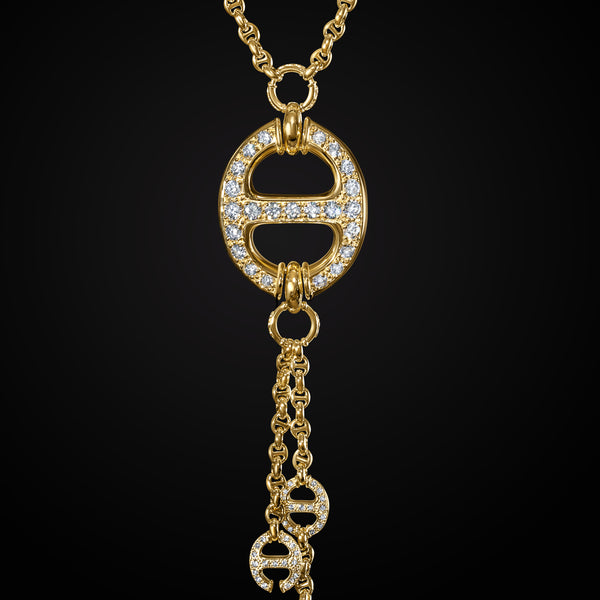 Hoorsenbuhs GRAND-LINK LARIAT WITH DIAMONDS