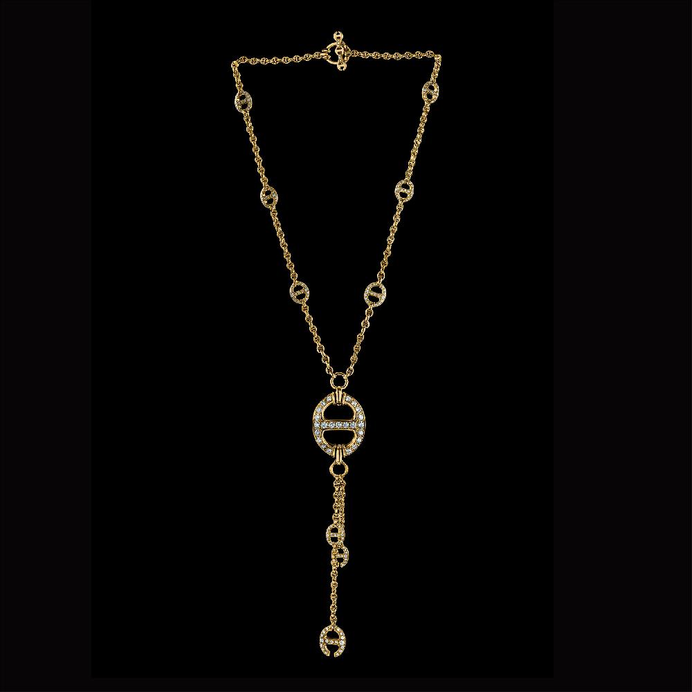 hoorsenbuhs GRAND-LINK LARIAT WITH DIAMONDS