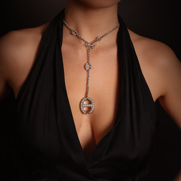 Hoorsenbuhs GRAND SOLO-LINK LARIAT WITH DIAMONDS