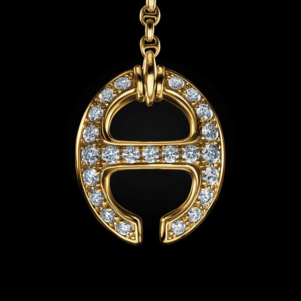 Hoorsenbuhs GRAND SOLO-LINK LARIAT WITH DIAMONDS