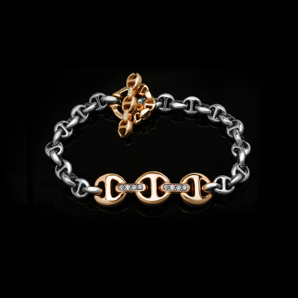 Hoorsenbuhs ID BRACELET - STERLING SILVER | 18K GOLD