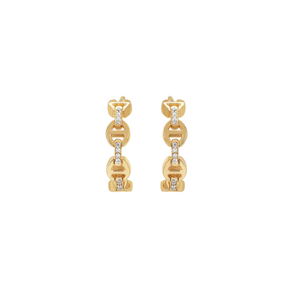 Hoorsenbuhs MICRO CRESCENT WITH DIAMONDS