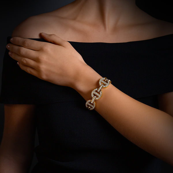 Hoorsenbuhs MMV MEDIUM LINK BRACELET ANITQUATED