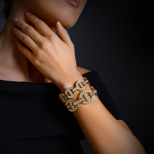 Hoorsenbuhs MMV MEDIUM LINK BRACELET ANITQUATED