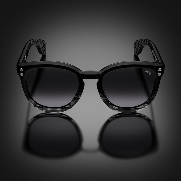 Hoorsenbuhs MODEL II | BLACK/GREY TORTOISE FADE