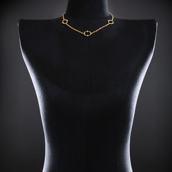 Hoorsenbuhs OVAAL STATION BY THE YARD NECKLACE - 17"