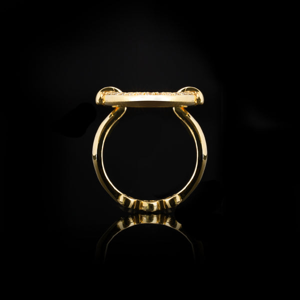 Hoorsenbuhs OVAAL WITH DIAMONDS