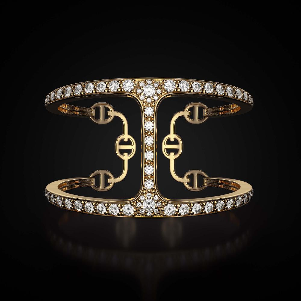 hoorsenbuhs PHANTOM CUFF WITH DIAMONDS