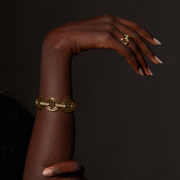 Hoorsenbuhs QUAD LINK WITH DIAMOND BRIDGES