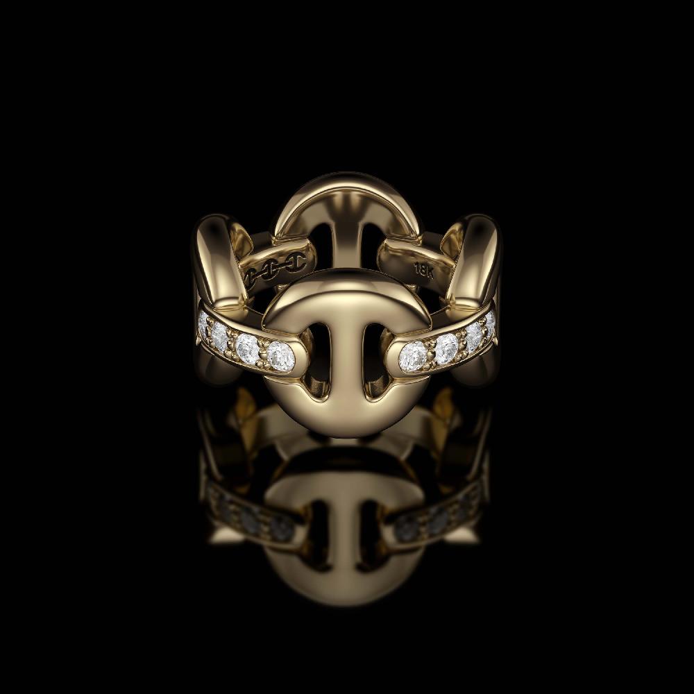 hoorsenbuhs QUAD LINK WITH DIAMOND BRIDGES