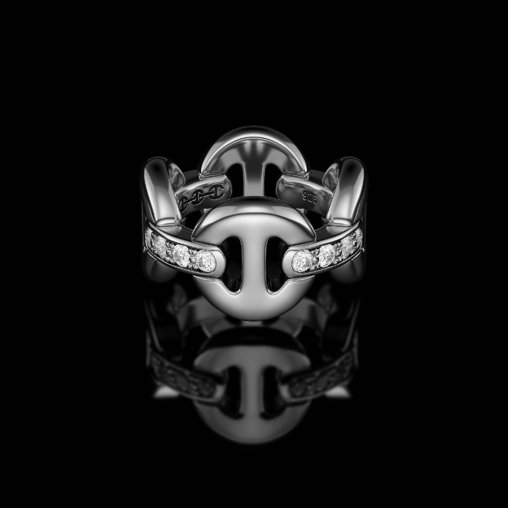 hoorsenbuhs QUAD LINK WITH DIAMOND BRIDGES