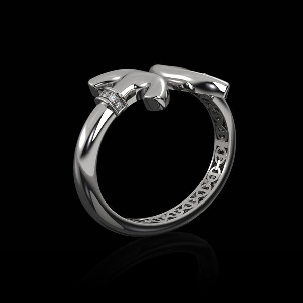 Hoorsenbuhs REVERE CUFF WITH DIAMONDS