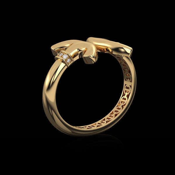 Hoorsenbuhs REVERE CUFF WITH DIAMONDS