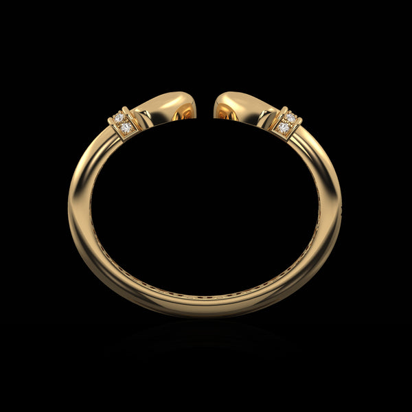 Hoorsenbuhs REVERE CUFF WITH DIAMONDS