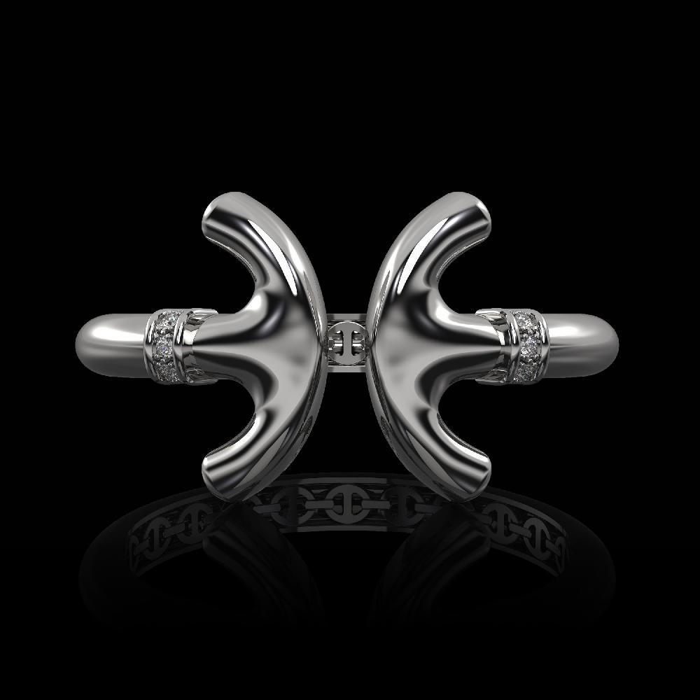 hoorsenbuhs REVERE CUFF WITH DIAMONDS