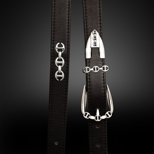 Hoorsenbuhs SMOOTH LEATHER WESTERN BELT