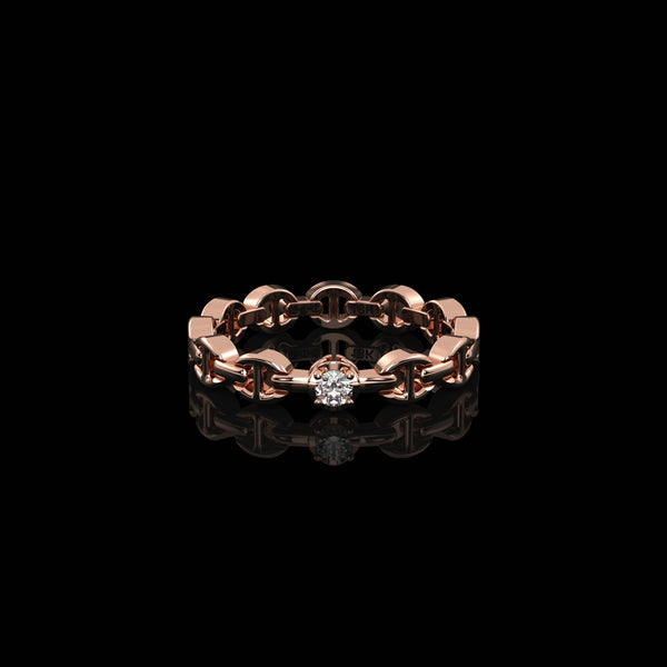 Hoorsenbuhs MICRO II SINGLE SOLITAIRE WITH 2.5MM DIAMOND