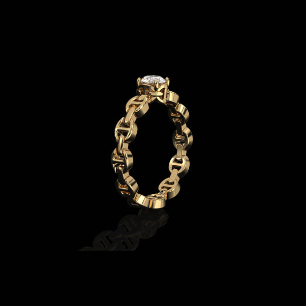 Hoorsenbuhs MICRO II SINGLE SOLITAIRE WITH .25 CARAT DIAMOND