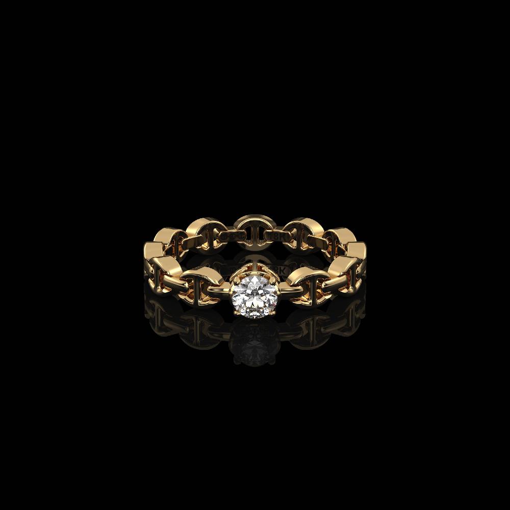 hoorsenbuhs MICRO II SINGLE SOLITAIRE WITH .25 CARAT DIAMOND